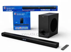 GOLDEN TECH 2.1CH SoundBar - Wireless Bluetooth Sound System