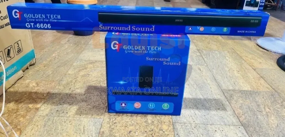 GOLDEN TECH 2.1CH SoundBar - Wireless Bluetooth Sound System