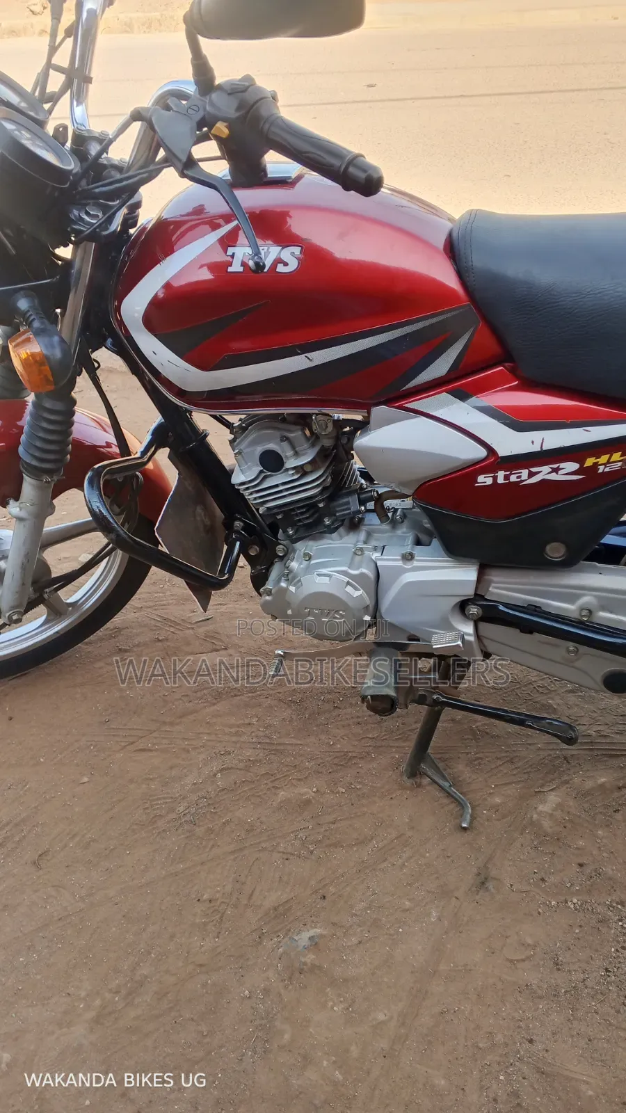 TVS HLX 125 2024 Red