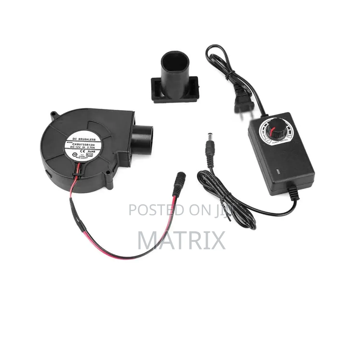 Dc Brushless Blower Fan 12v With an Adjustable Speed