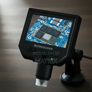 Portable Digital Microscope Used for Electronics Repair.