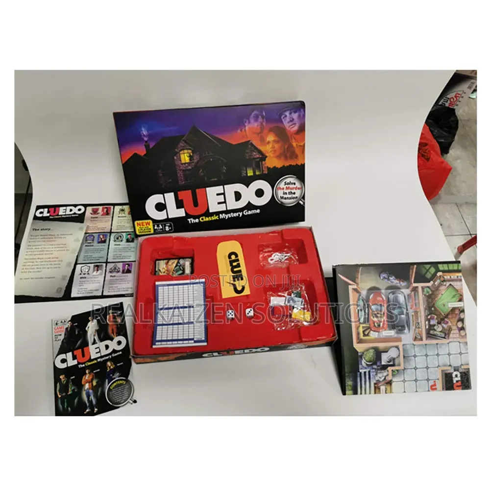 CLUEDO the Classic Mystery Game Detective Reasoning Board Game Card