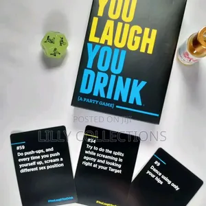 You Laugh You Drink Game Cards