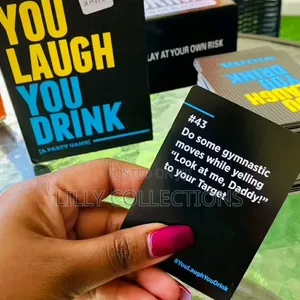 You Laugh You Drink Game Cards