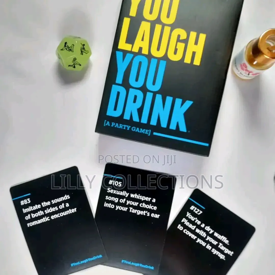 You Laugh You Drink Game Cards