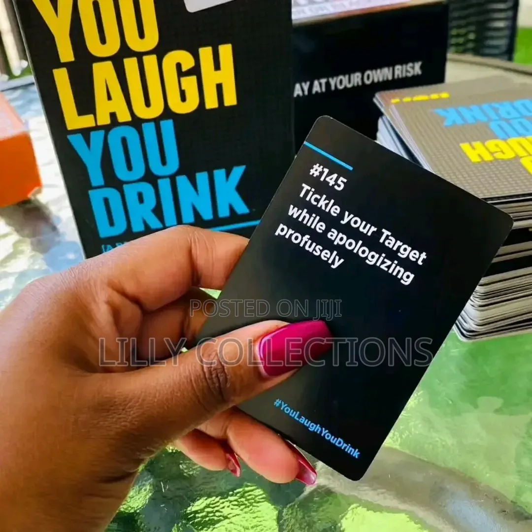 You Laugh You Drink Game Cards