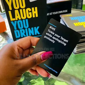 You Laugh You Drink Game Cards