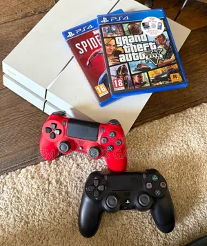 Ps4 Standard (500GB) + 2 Controllers + 10 Games – Full Setup!