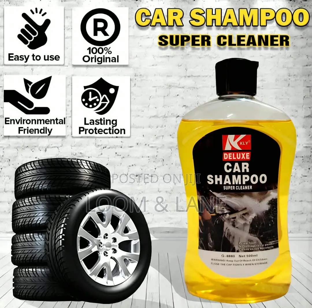 500ml Bottle of Deluxe Car Shampoo Super Cleaner