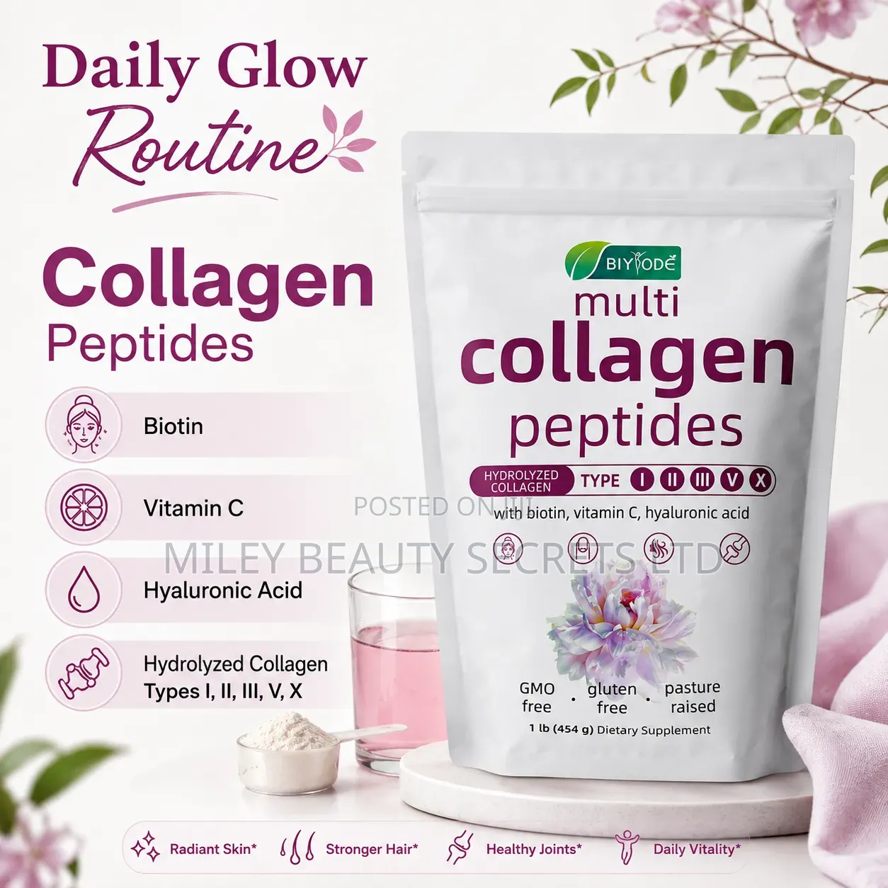 BIYODE Multi Collagen Peptides 💕✨