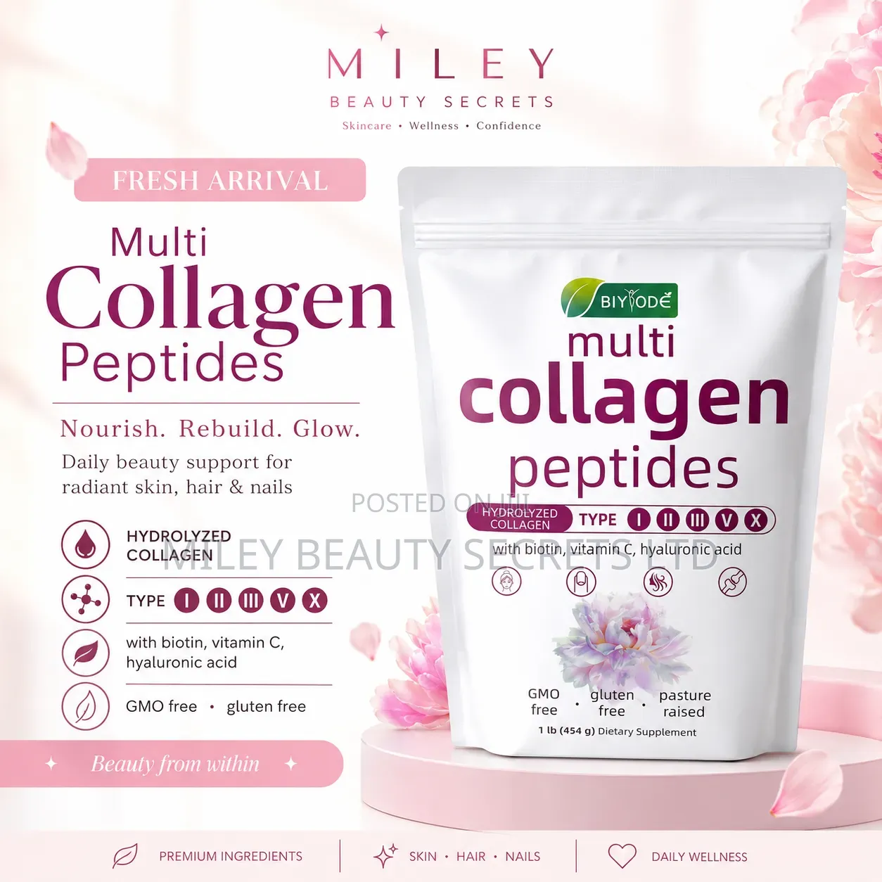 BIYODE Multi Collagen Peptides 💕✨