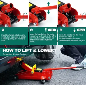 Trolley Jack With Hydraulic Piston Quick Lift Pump