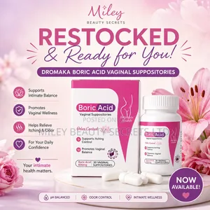 Dromaka Boric Acid Vaginal Suppositories 600mg 💗✨