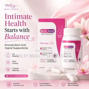 Dromaka Boric Acid Vaginal Suppositories 600mg 💗✨