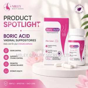 Dromaka Boric Acid Vaginal Suppositories 600mg 💗✨