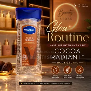 Vaseline Intensive Care Cocoa Radiant Body Gel Oil 🤎✨