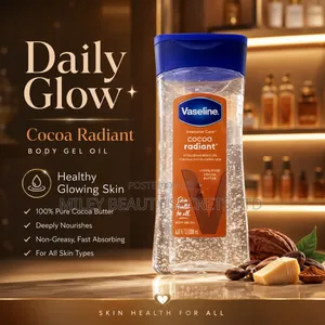 Vaseline Intensive Care Cocoa Radiant Body Gel Oil 🤎✨