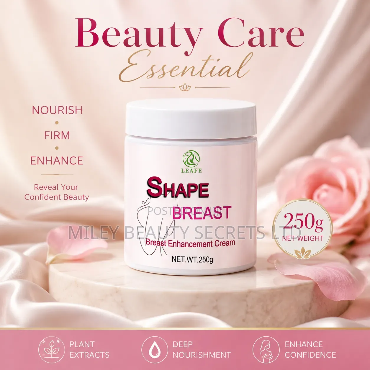 LEAFE Shape Breast Enhancement Cream 💗✨