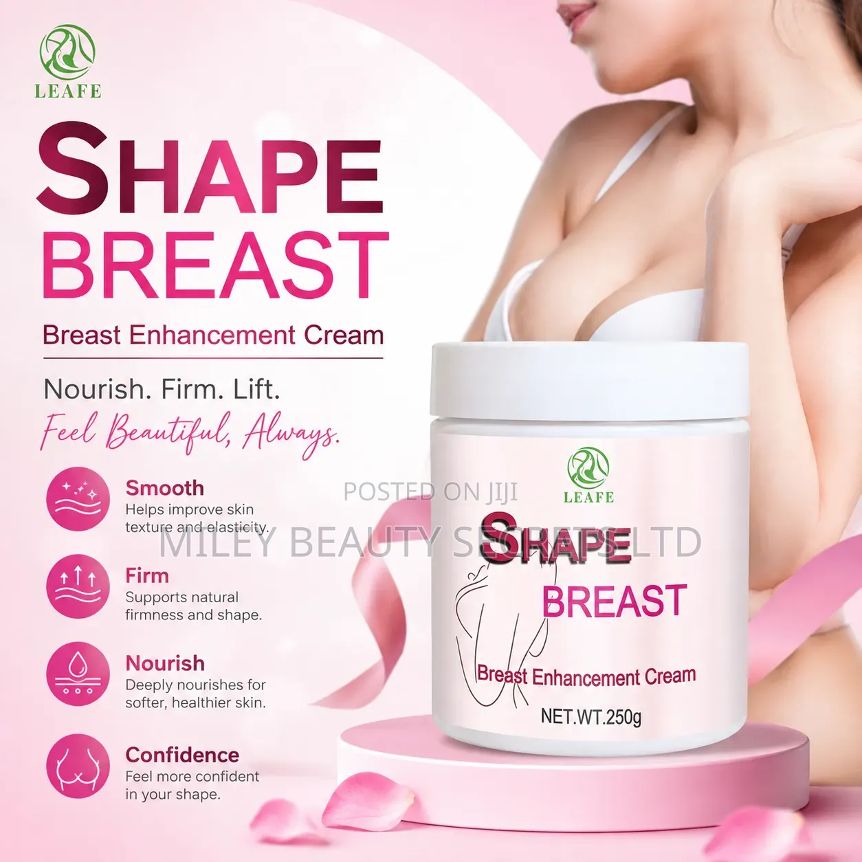 LEAFE Shape Breast Enhancement Cream 💗✨