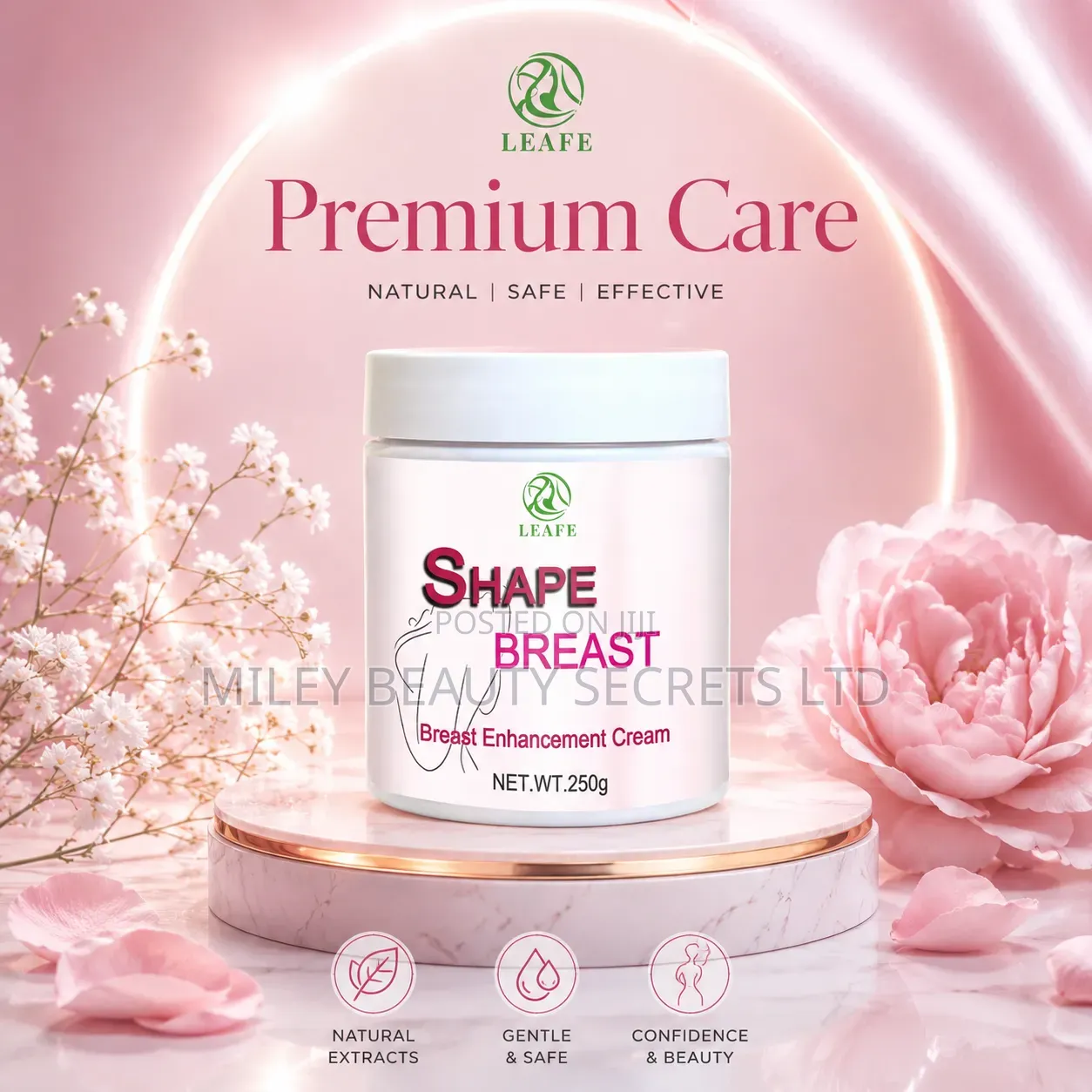 LEAFE Shape Breast Enhancement Cream 💗✨