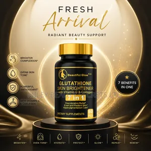 Beautiful Glow Plus Glutathione Skin Brightener 7 in 1 ✨🖤💛