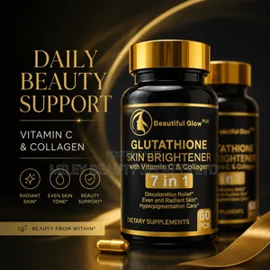 Beautiful Glow Plus Glutathione Skin Brightener 7 in 1 ✨🖤💛