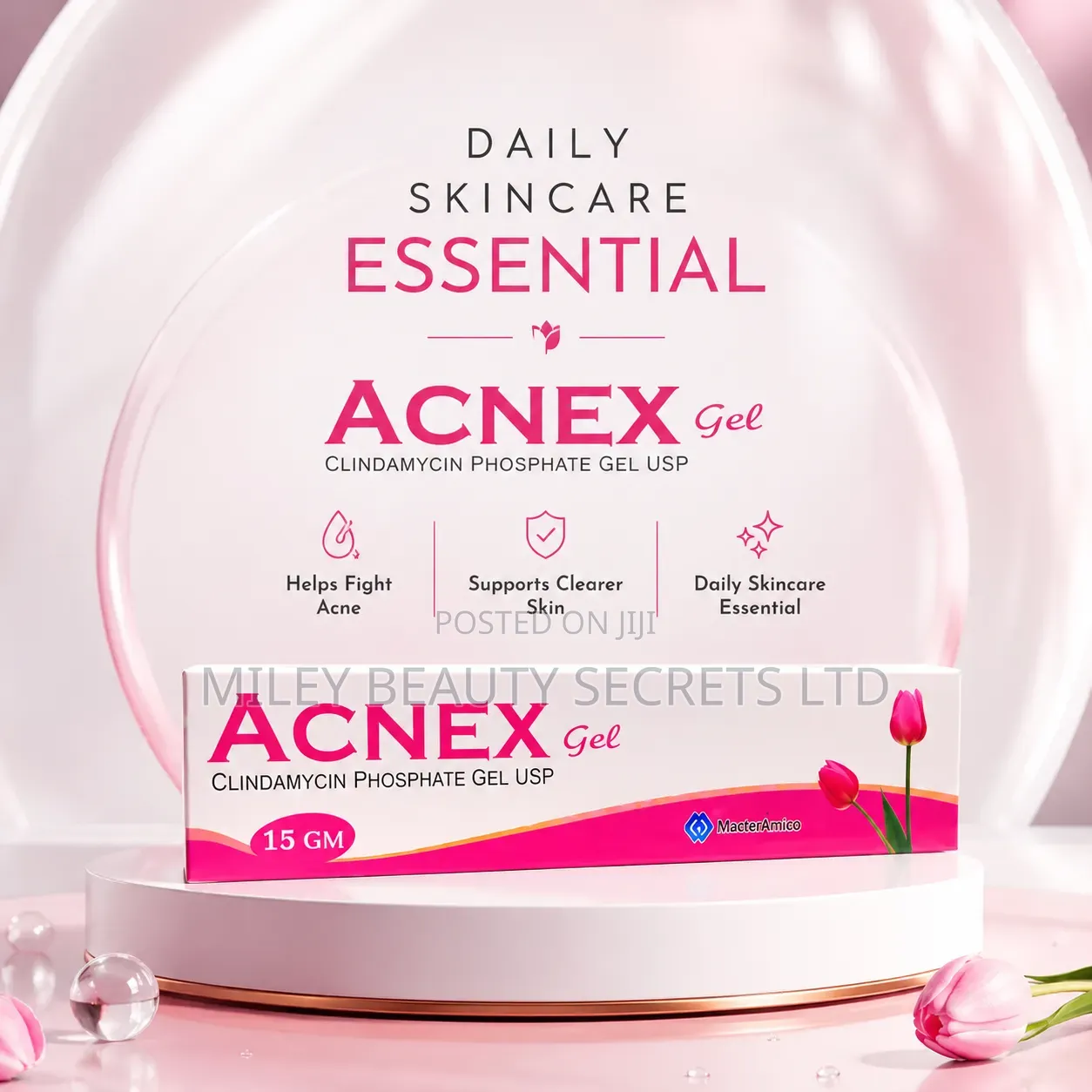 ACNEX Gel – Clindamycin Phosphate Gel USP, 15g 💗✨