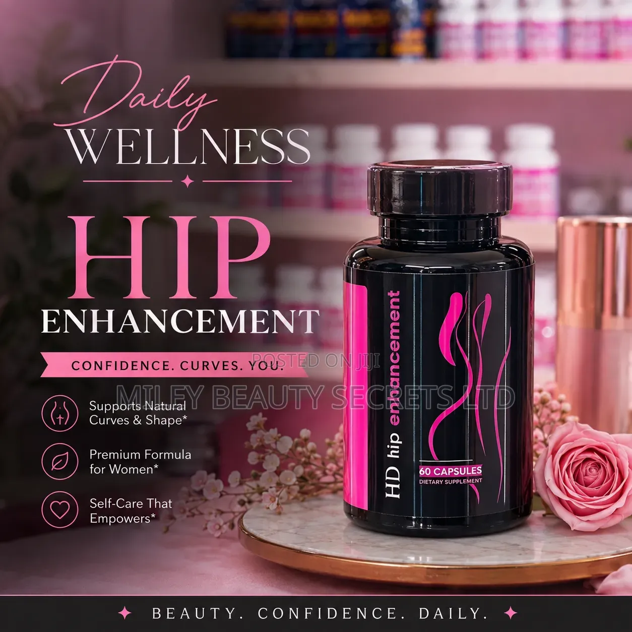Hip Enhancement Capsules – 60 Capsules 💗✨