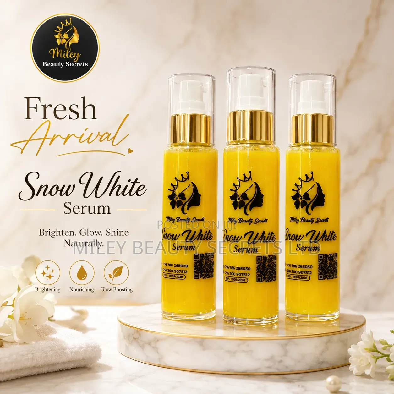 Miley Beauty Secrets Snow White Serum