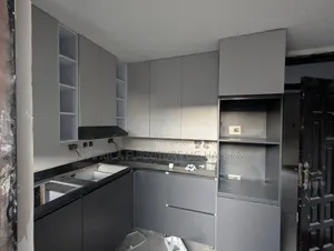 Morden  Grey Stylish Kitchen  Cabinet