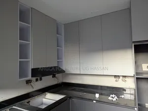 Morden  Grey Stylish Kitchen  Cabinet