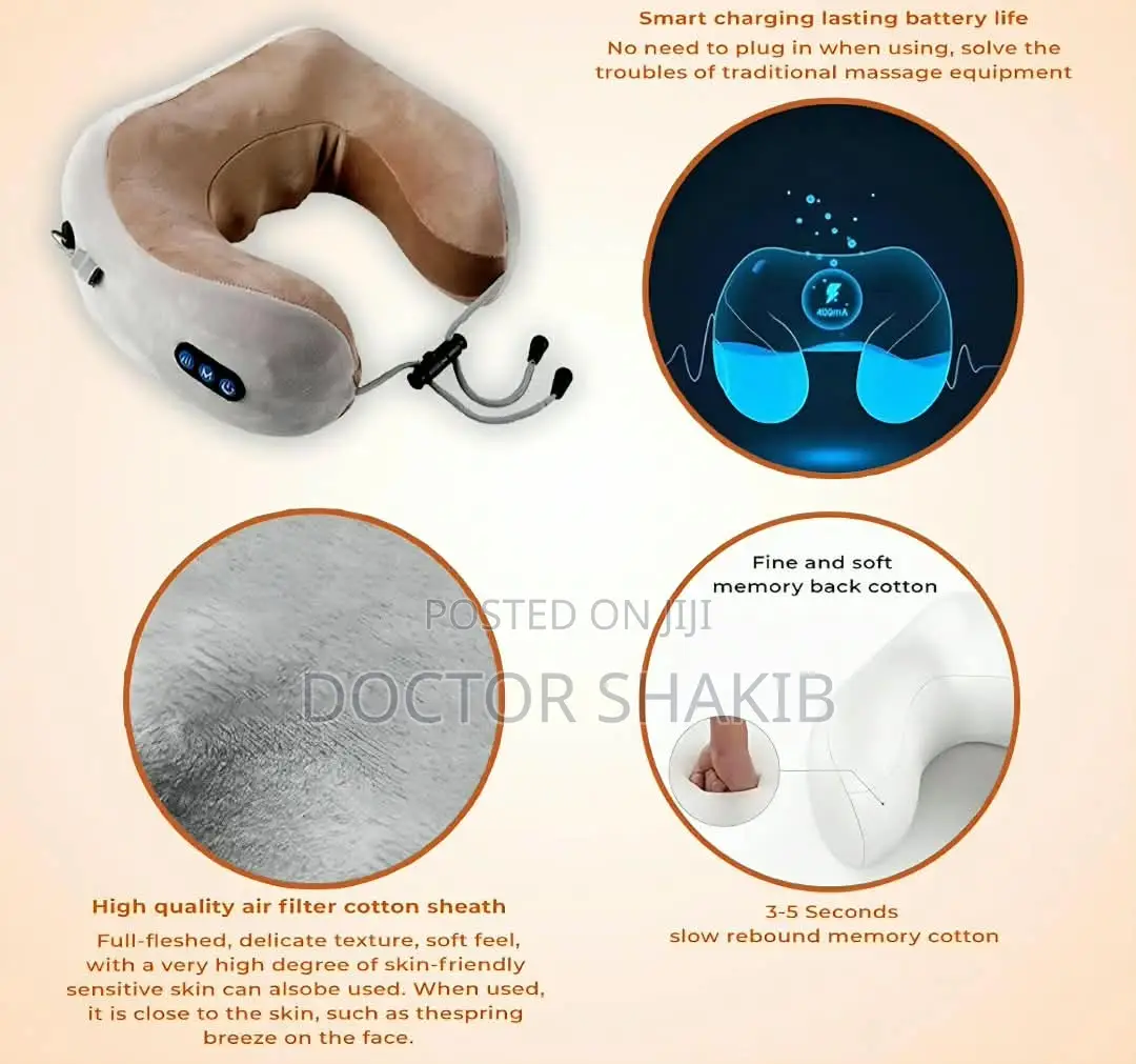 U-Shaped Electric Neck Massage Pillow