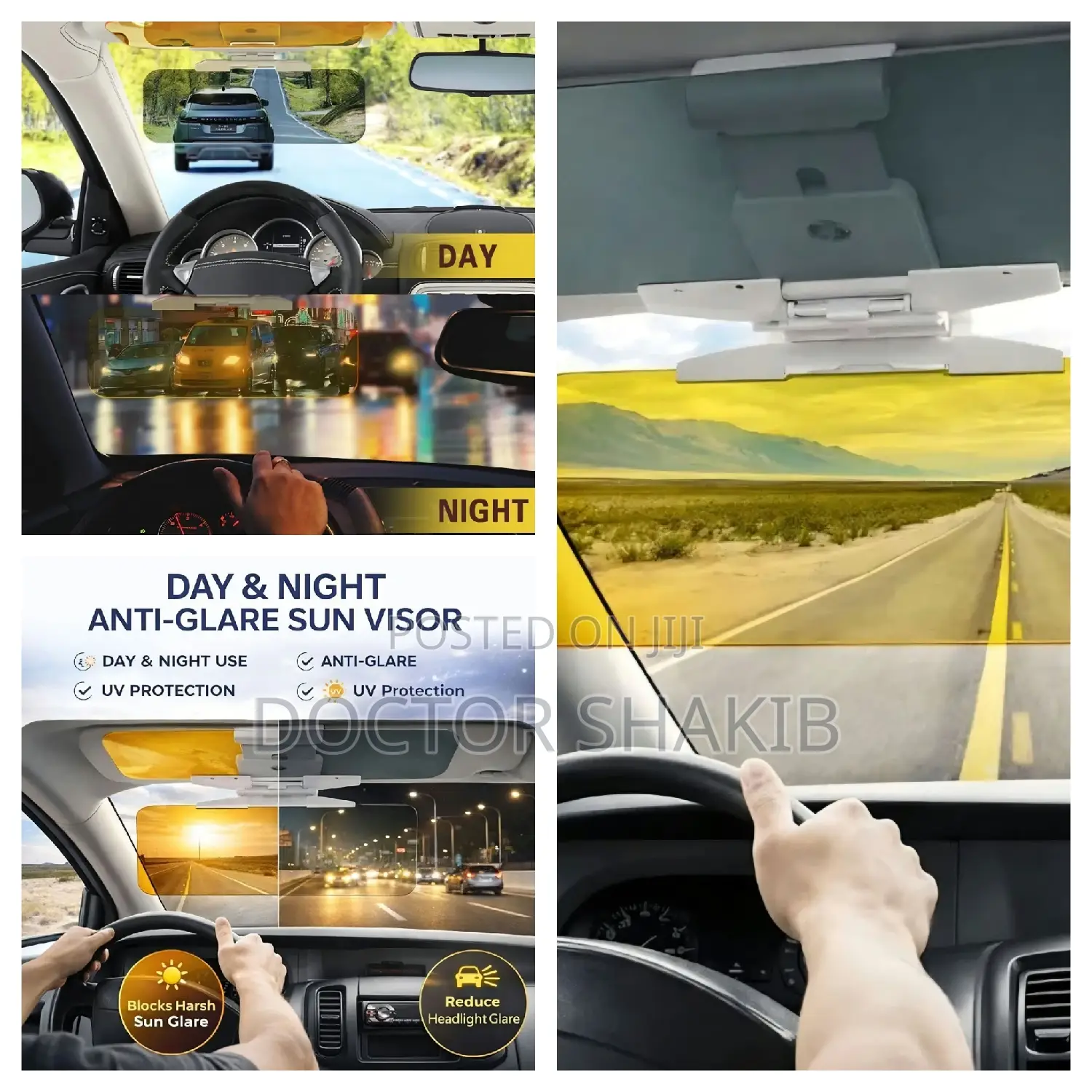 Car Day and Night Anti-Glare Visor