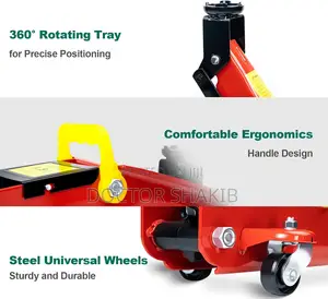 Trolley Jack With Hydraulic Piston Quick Lift Pump