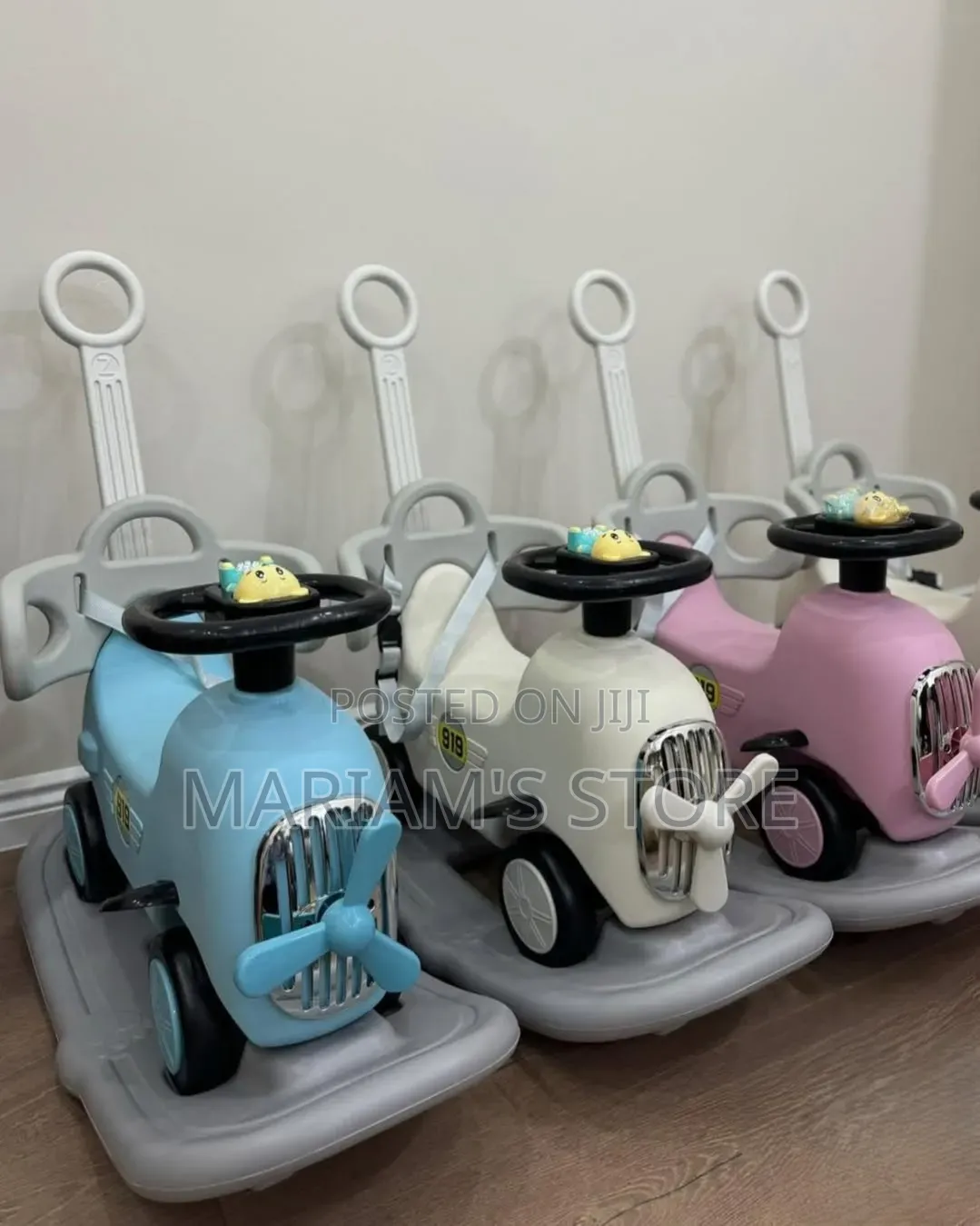 Multi-Functional 3-in-1 Toddler Ride-on Toy Cars and Rockers Shaped