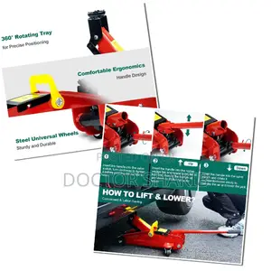 Trolley Jack With Hydraulic Piston Quick Lift Pump