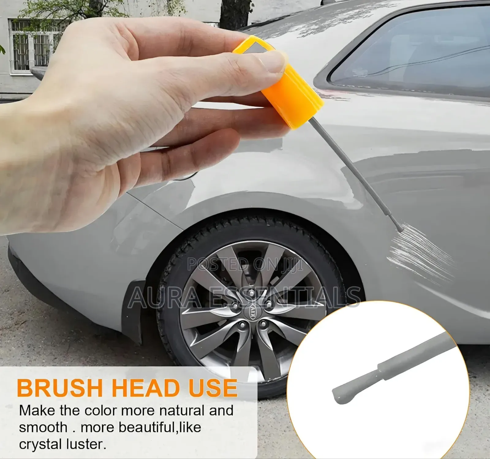 3pcs Lical Auto Paint Touch-Up Pen- Flash Silver