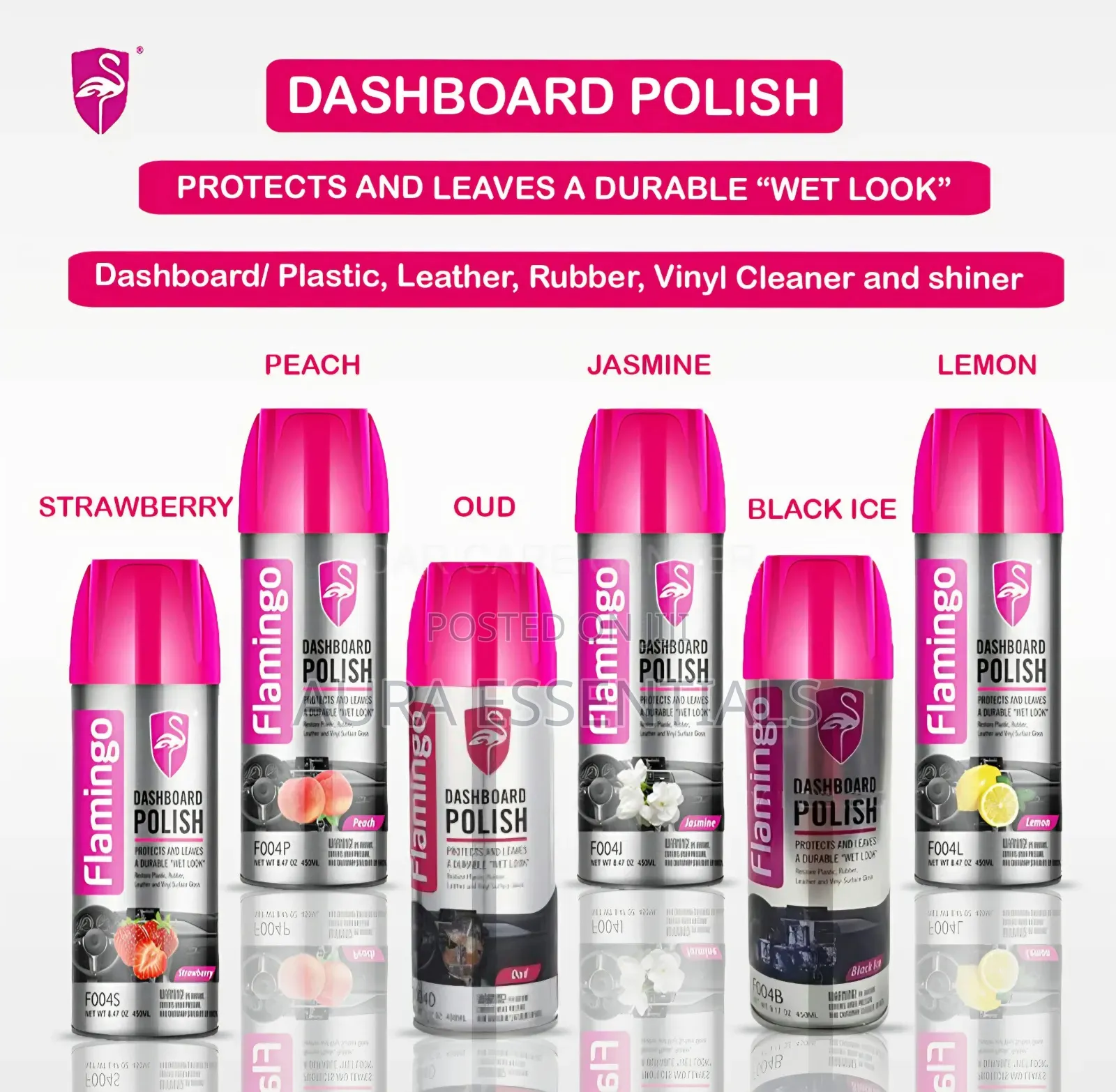 Flamingo Dashboard Polish – 450 Ml