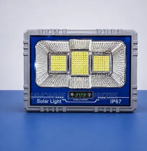 300W IP67 Waterproof Solar Flood Light With Battery Level Display