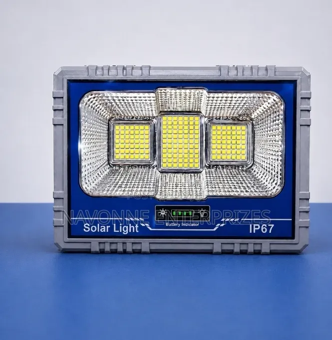 300W IP67 Waterproof Solar Flood Light With Battery Level Display