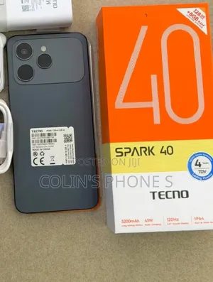 New Tecno Spark 40 128 GB Black