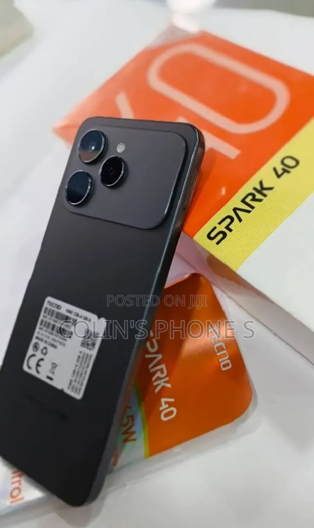 New Tecno Spark 40 128 GB Black