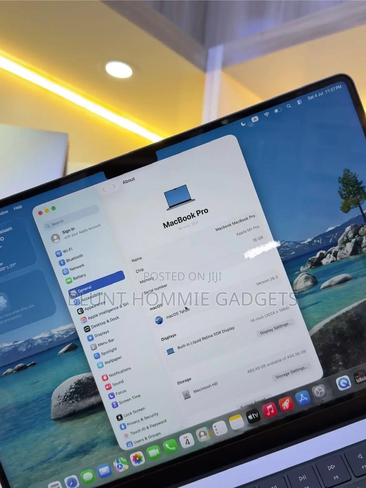 Laptop Apple MacBook Pro 2021 M1 16GB Apple M1 HDD+SSD 512GB