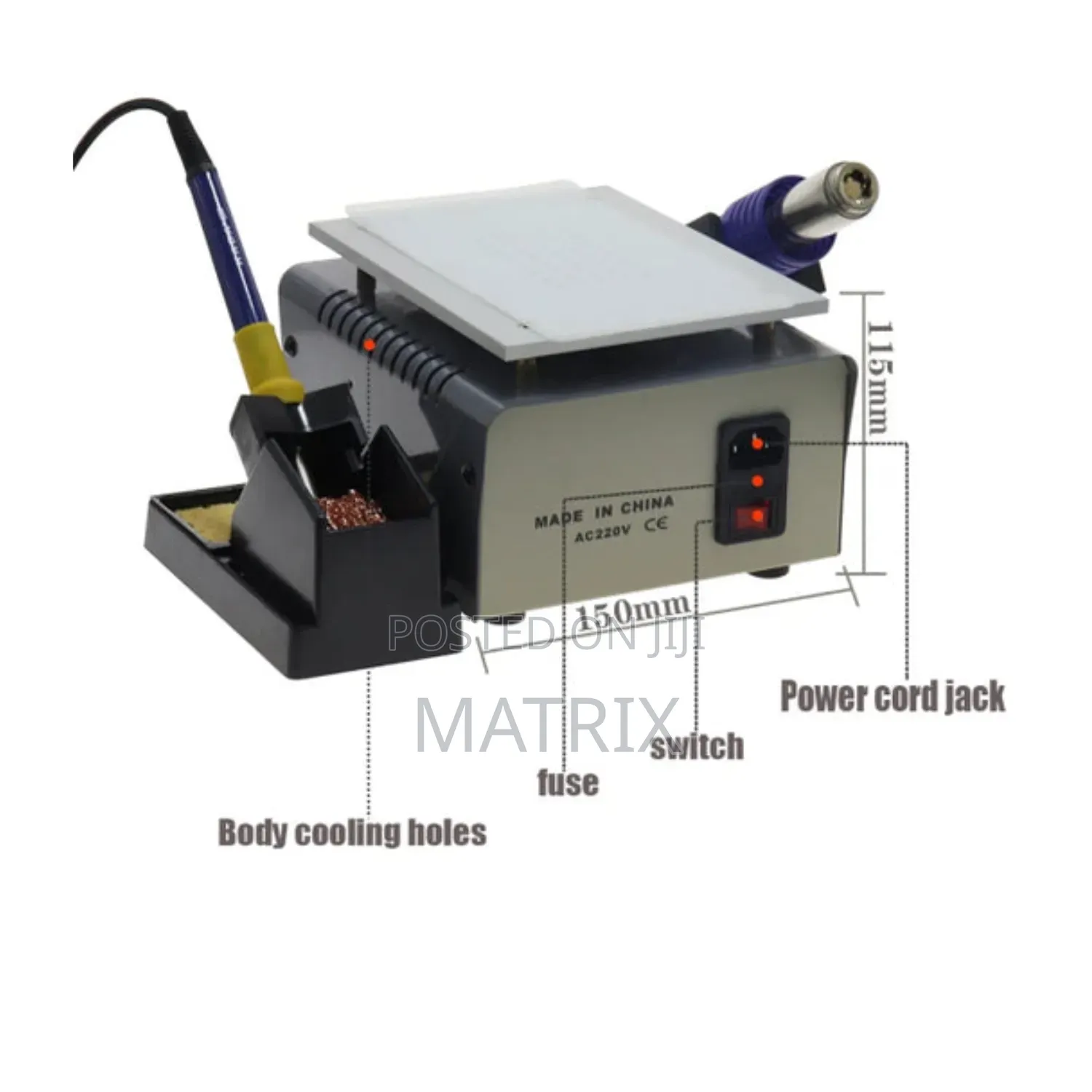 3 in 1 Kada 9803d+ Blower, Separator and Soldering Gun