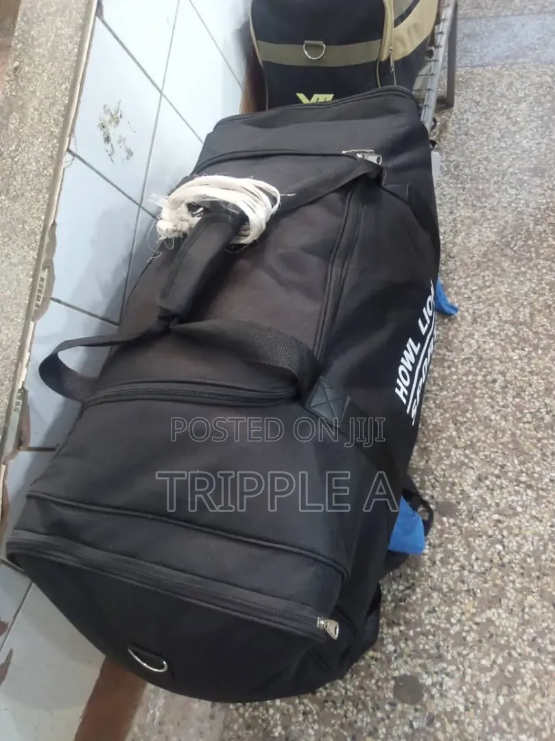 Black Howl Lion Sport Duffel Bag