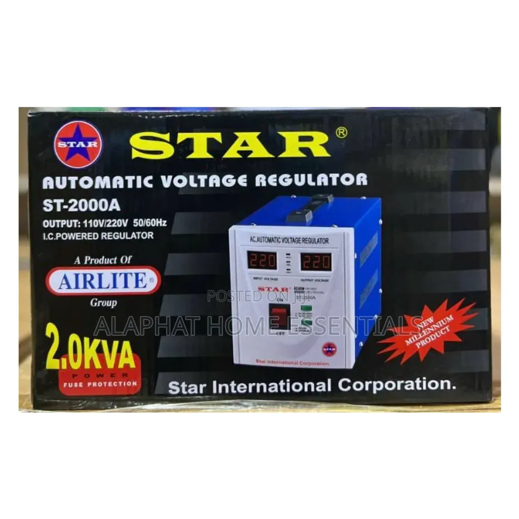STAR ST-2000A Automatic Voltage Regulator (AVR),