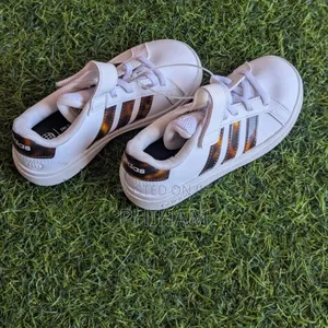 Kids White Adidas Sneakers