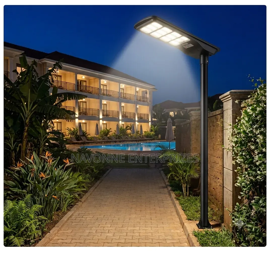 200W All-in-One Integrated Solar Street Lamp for Compounds & Pathways