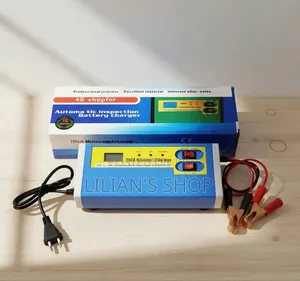 100A Microcomputer-Controlled LCD Smart Car Battery Charger