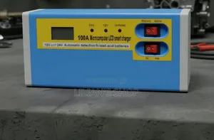 100A Microcomputer-Controlled LCD Smart Car Battery Charger